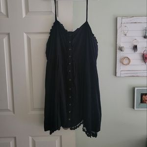 Forever 21 Black Button Down Dress Plus 3x